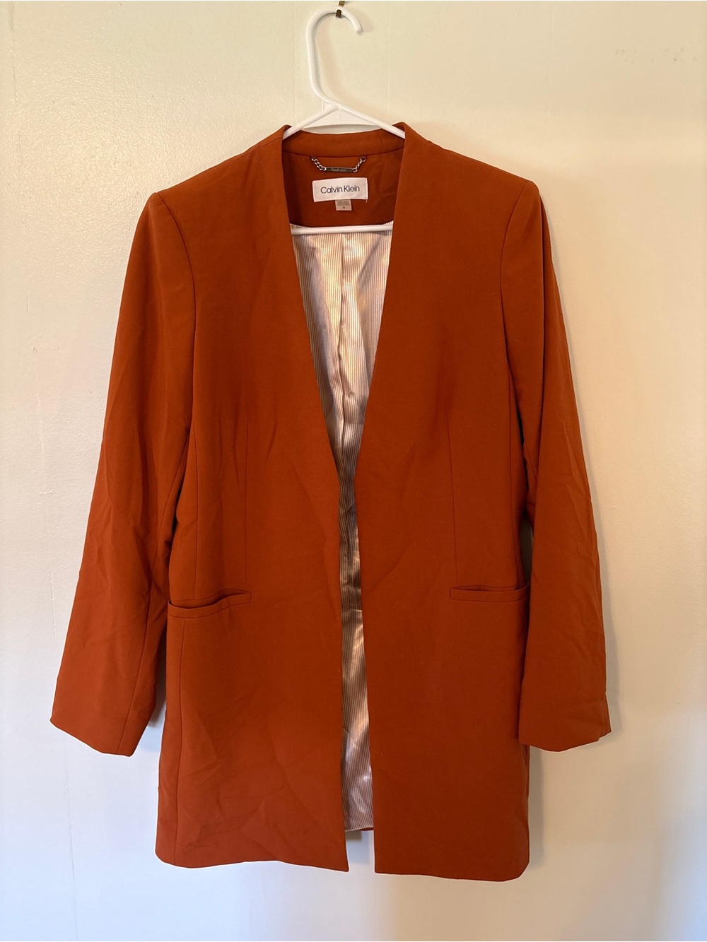 Burnt Orange Calvin Klein Jacket